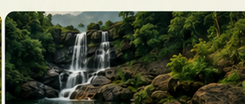 Forest waterfall